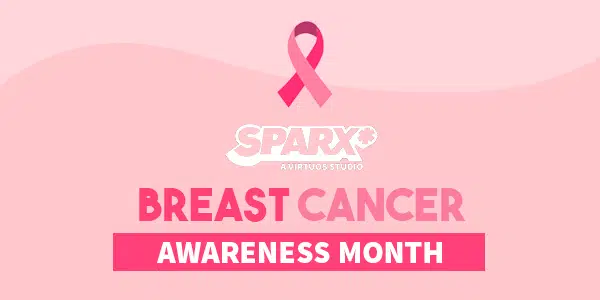 Sparx Virtuos Breast Cancer Awareness Month campaign poster