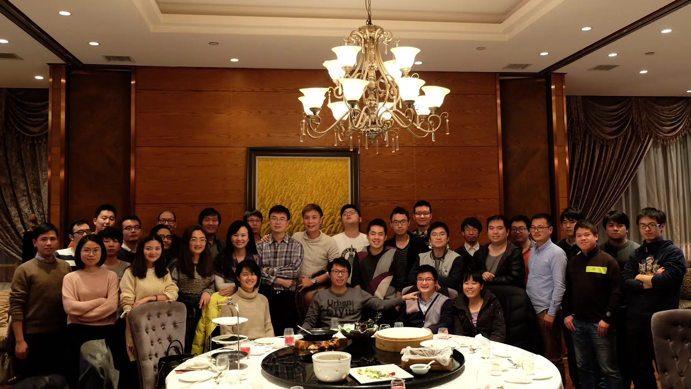 Virtuos Shanghai team having dinner
