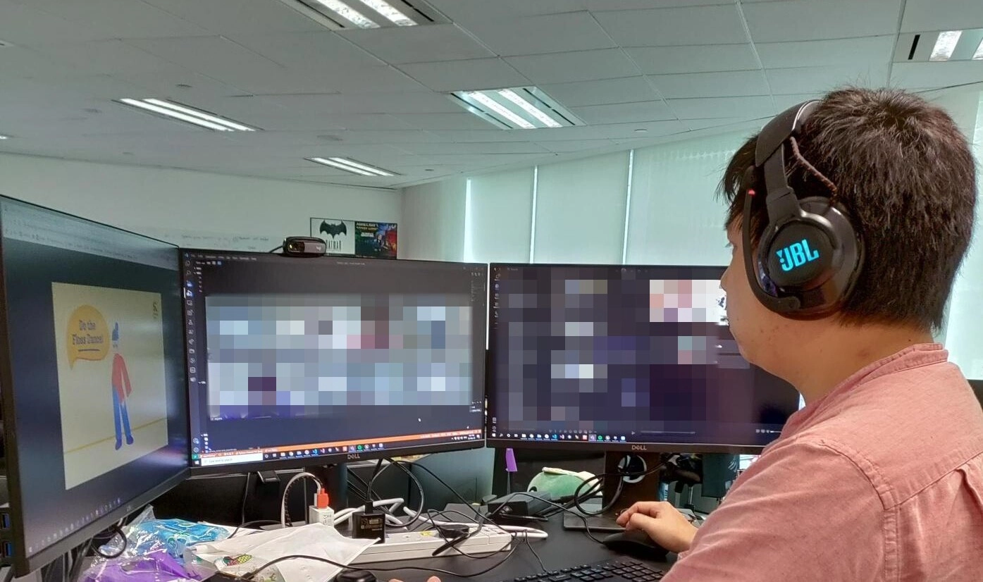 R&D engineers from Virtuos Singapore conducted virtual classes for students from Yishun Secondary School