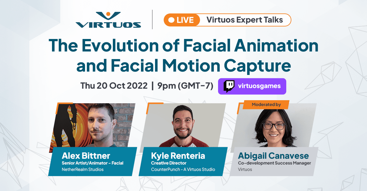 Virtuos Expert Talks Webinar Highlights: The Evolution of Facial Animation and Facial Motion Capture